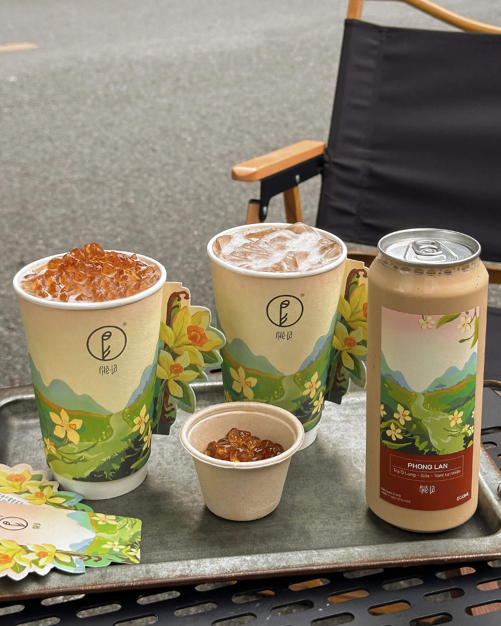 Local brand Phê La’s packaging
